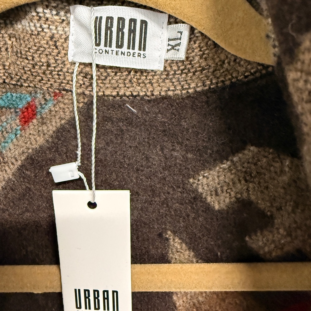 Tribal Patterned Utility Jacket NWT - image 2